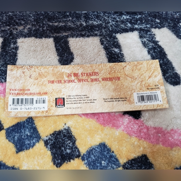 Vintage 90s Buffy the Vampire Slayer Bumper Sticker Book Dead stock nostalgia - Picture 4 of 4